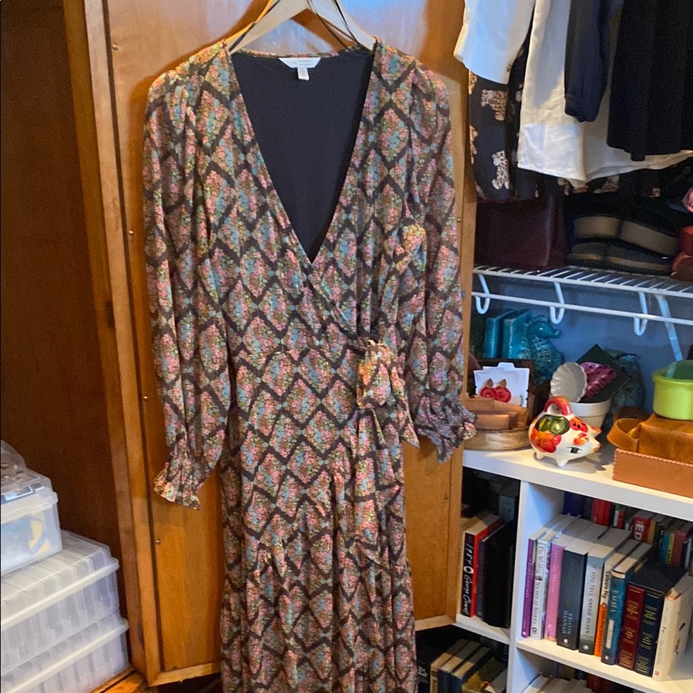 Floral Wrap Dress